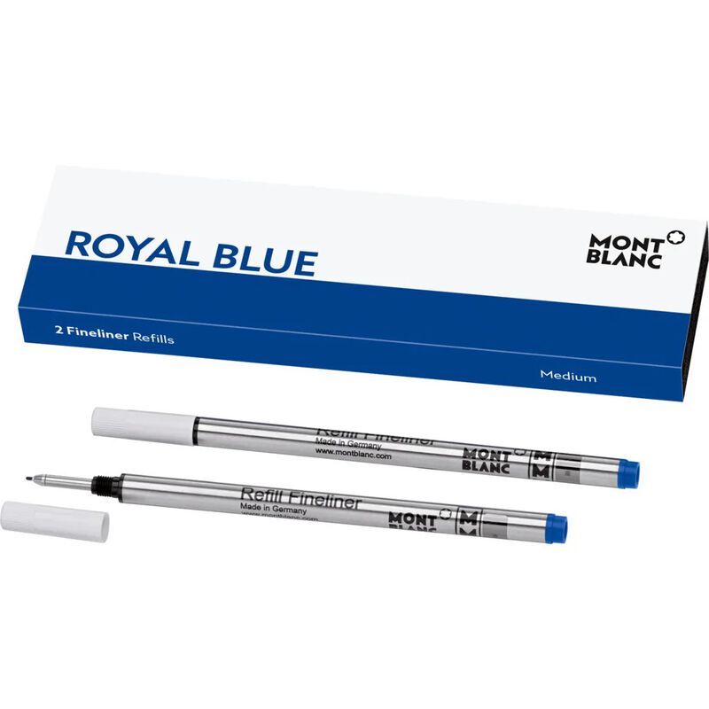 Montblanc - 2 x Fineliner Refills (M) Royal Blue image number 0